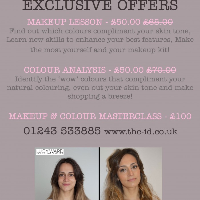 Makeup Lesson & Colour Analysis Offers at ID Makeup, Hair & Beauty Lounge Chichester