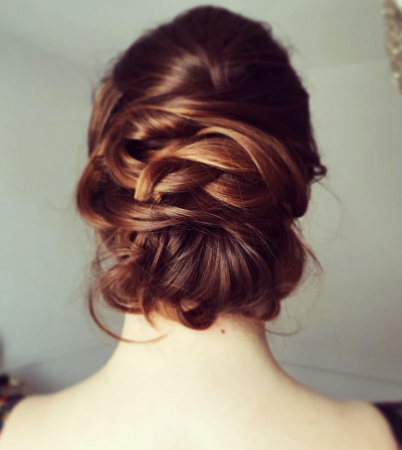 Bridal Hair intricate up do