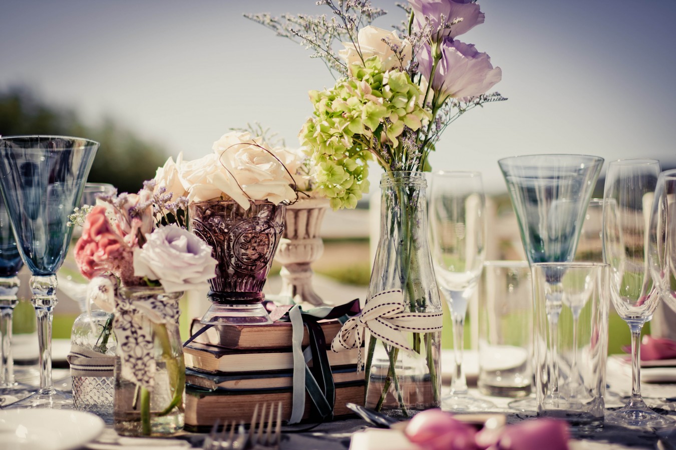 Minta and Magnolia Table setting