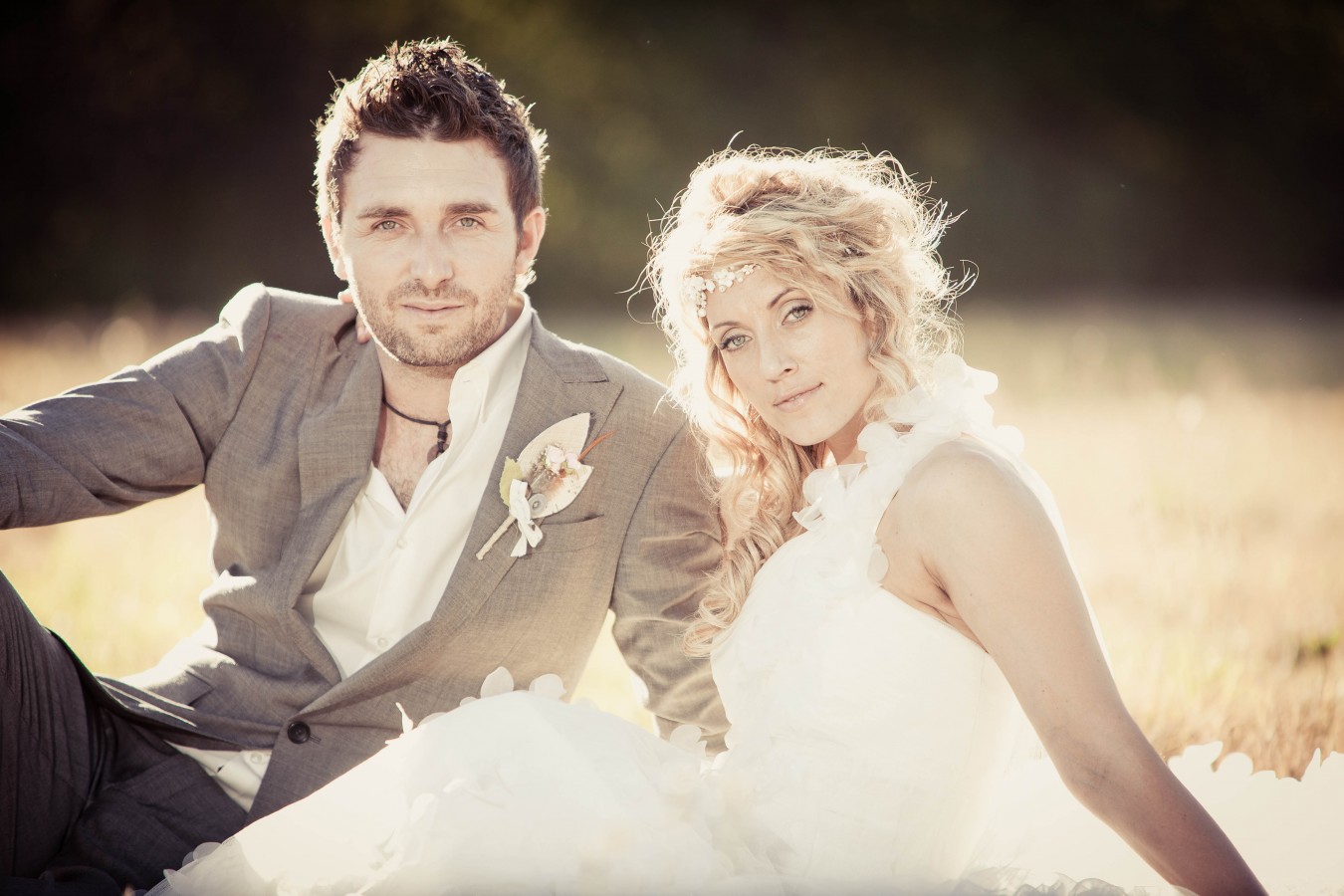 Bohemian Bridal hair and makeup
