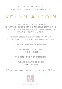 kevyn Aucoin Invite 2